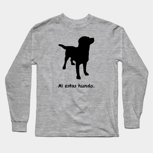 Mi estas hundo Long Sleeve T-Shirt by dikleyt